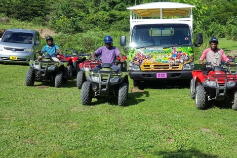 Saint-Kitts: Jungle Bikes VTT et visite guidée de la plageSaint-Christophe : visite guidée en VTT et à la plage