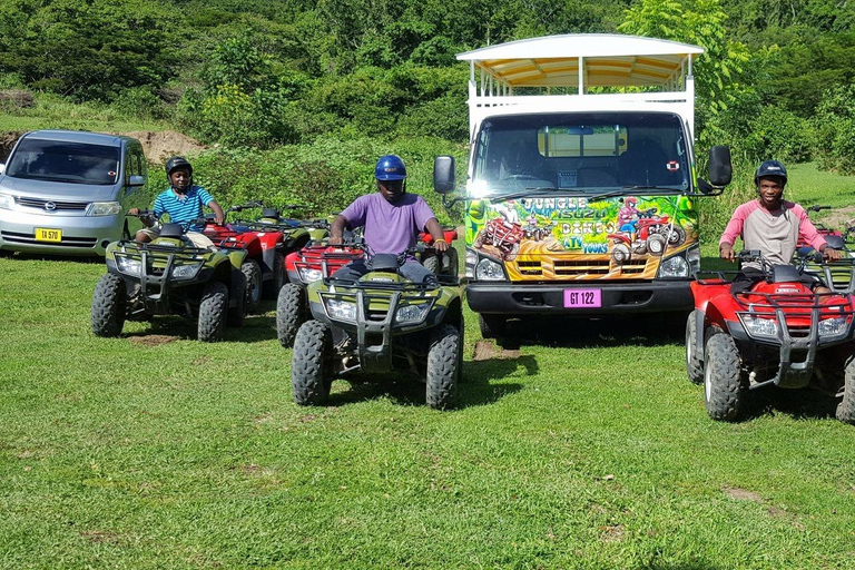 St. Kitts: Jungle Bikes ATV en strandrondleidingSt. Kitts: ATV en strandrondleiding