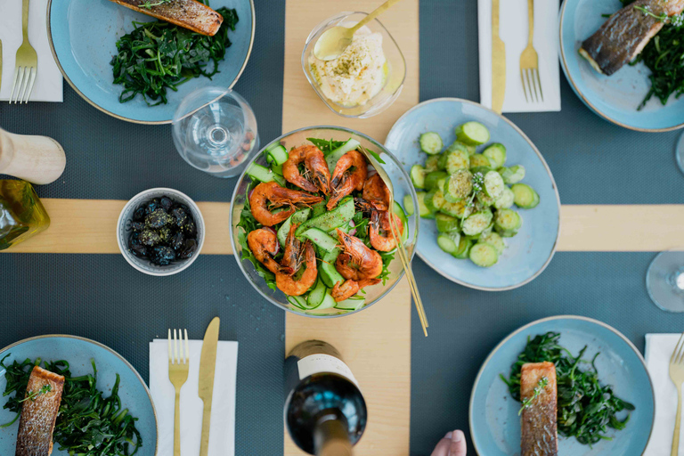 Nauplia: Crucero en catamarán con comida y bebida