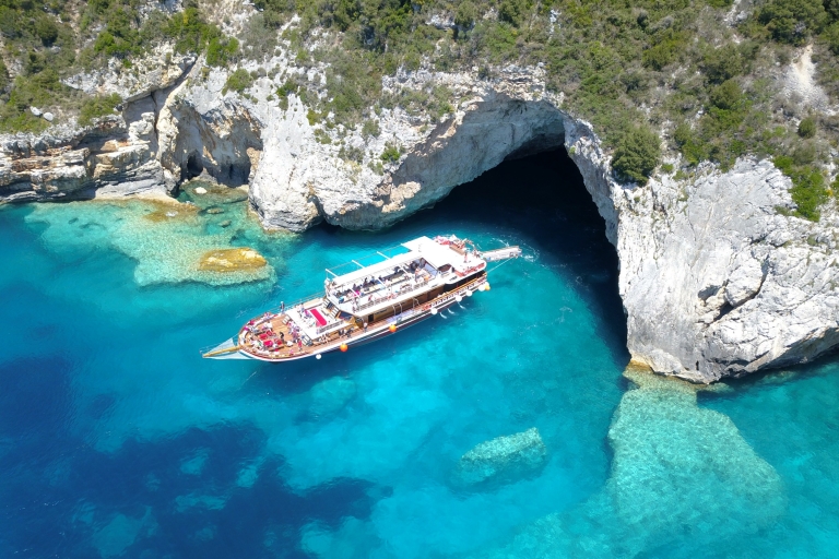 Desde Parga: Crucero de un día a las Islas Paxi y las Cuevas AzulesDesde Parga: crucero de día completo a las islas Paxoí y cuevas azules