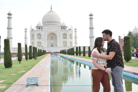 Ab Delhi: Privater Autoausflug zu Taj Mahal und AgraPrivate Tour auf Englisch ohne Eintritt