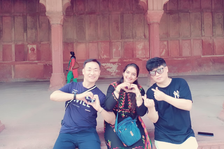 From Delhi: Taj Mahal and Agra Fort Private Sunrise TourTour with AC Car, Driver, Guide and Entry Fees