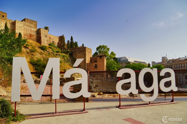 Malaga: Wycieczka samochodem elektrycznym po mieście i spacer po zabytkowym centrum