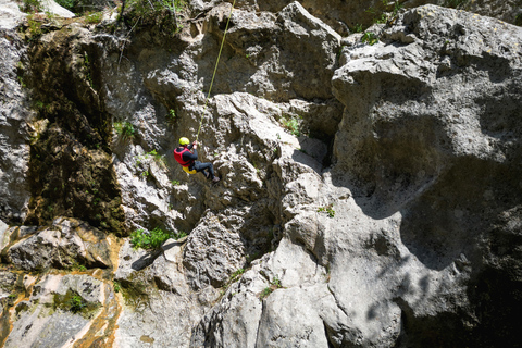 Da Spalato: Canyoning estremo sul fiume CetinaSenza trasferimento da Spalato