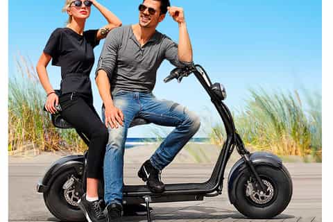 Maspalomas: Utleie E-Scooter Chopper 2 seter