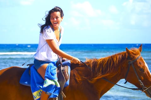 From Montego Bay: Horseback Riding and Swimming Trip
