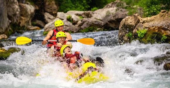 Von Split/Šestanovac aus: Wildwasser-Rafting auf dem Fluss Cetina