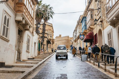 Gozo: dagtour per Jeep met lunch en motorbootvaart