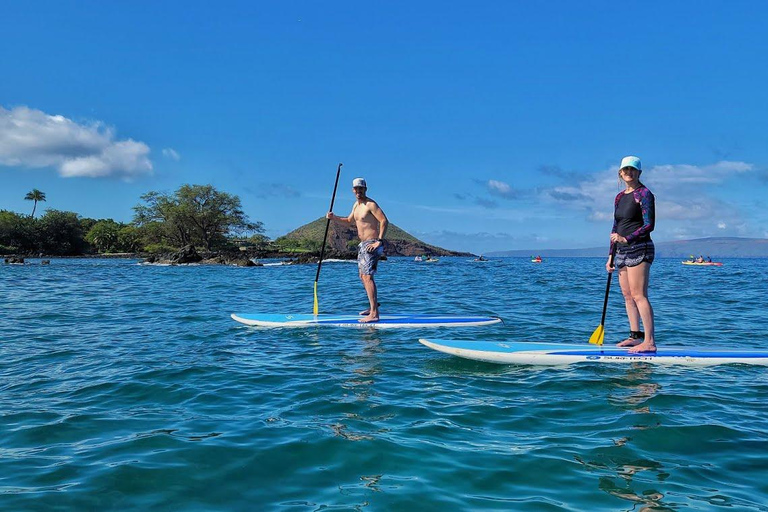 Maui: Makena Bay Stand-Up Paddle TourMakena Bay: Mała grupa wiosła i fajki z przewodnikiem