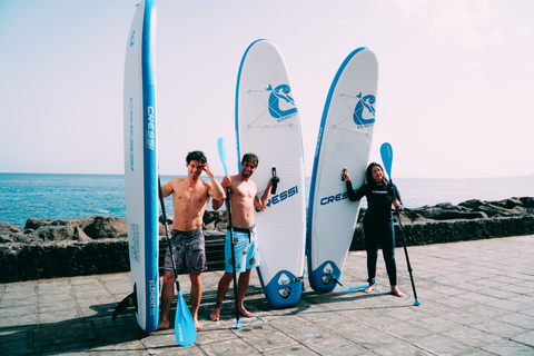 Puerto del Carmen: SUP Stand-Up Paddle class with insturctor Puerto del Carmen: Stand-Up Paddle Board Rental