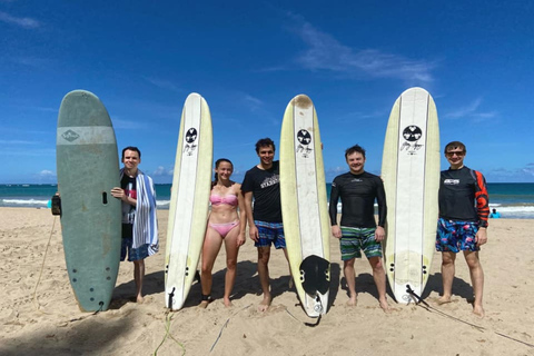 Carolina : leçon de surf pour débutants et location de planche de surf prolongée