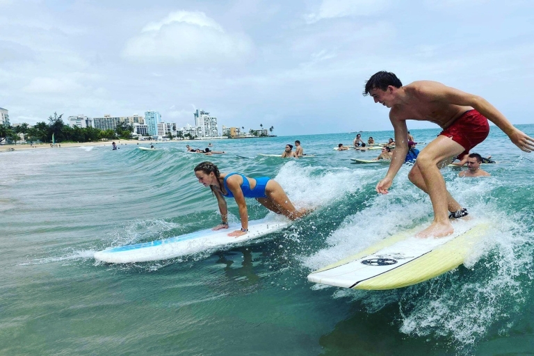 Carolina : leçon de surf pour débutants et location de planche de surf prolongée