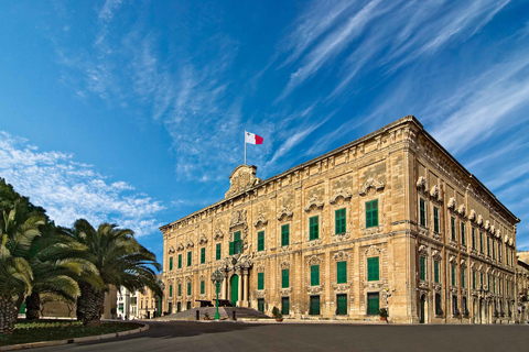 Valletta: Guidad stadsvandring med valfri katedralturRundtur med engelsktalande guide (inklusive besök i katedralen)