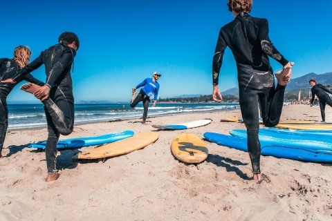 Lección de surf de Santa BárbaraLección de surf de medio día