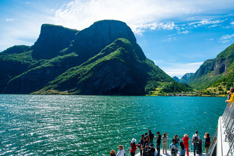 Bergen: Nærøyfjorden, Flåm e Stegastein Tour guidato in autobus