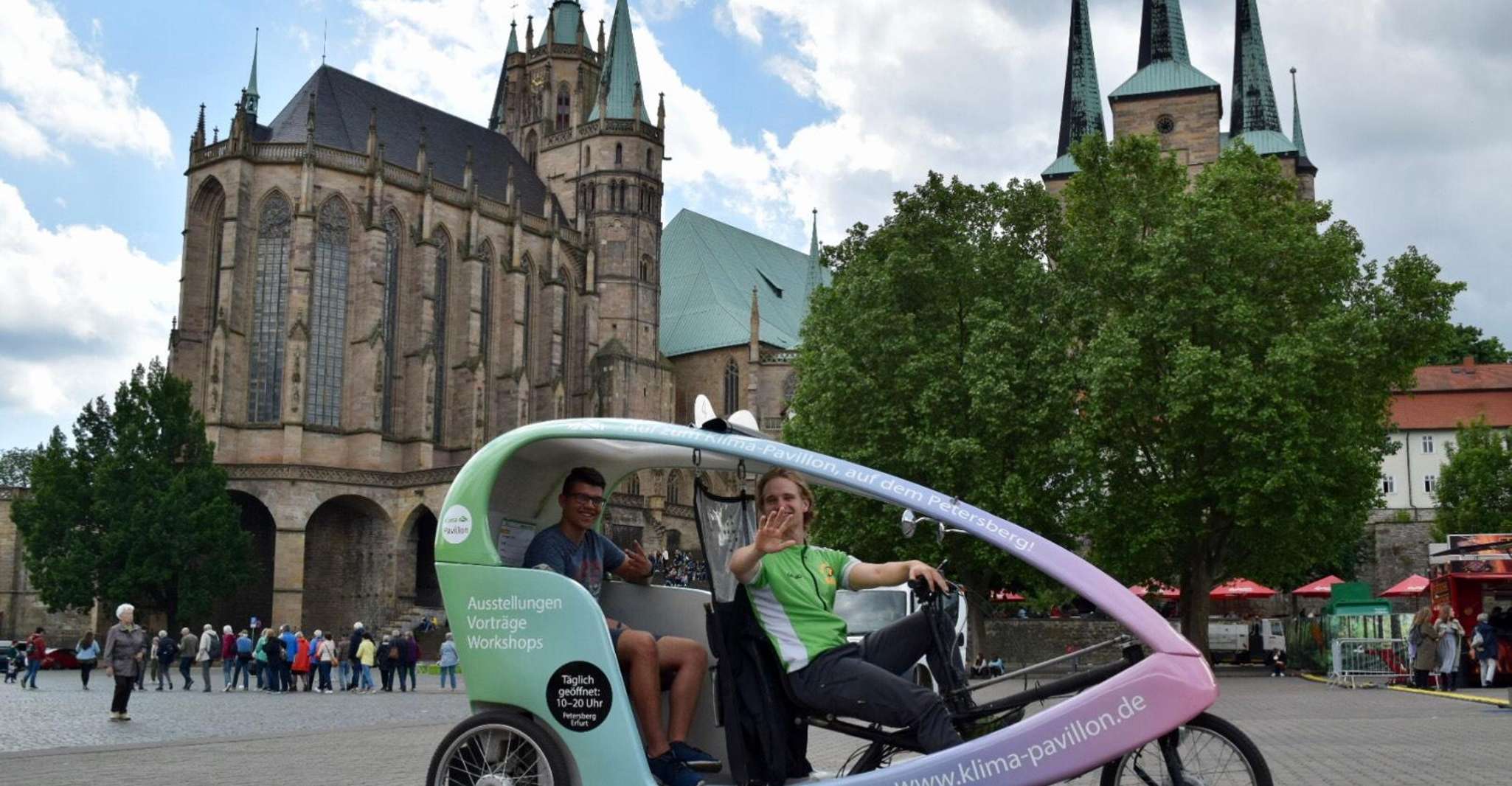 Erfurt, KiKa TV-Figuren Kindertour von Pedicab - Hizvo