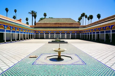 Marrakech: Bahia-palasset - guidet tur