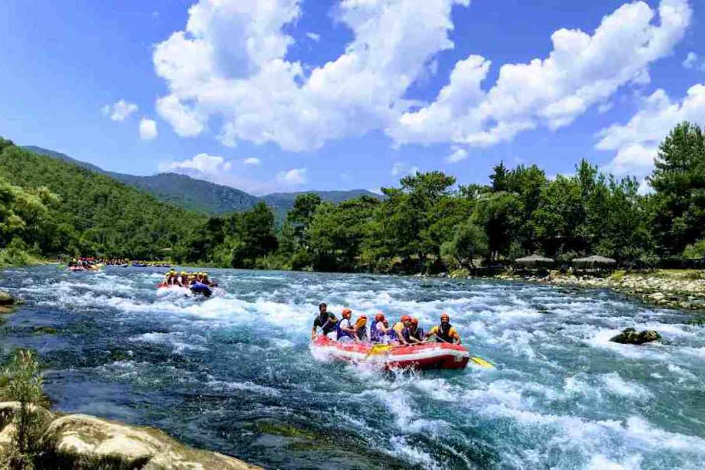 Alanya/City of Side: River Rafting & Eagle Canyon Jeep Tour