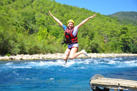 Antalya : Rafting en eaux vives et visite du Canyon de l'Aigle en JeepOption standard