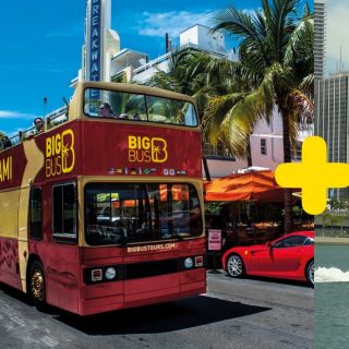 Miami: Half-Day Open-Top Sightseeing Bus Tour & Bay Cruise