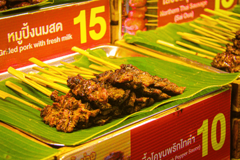 Chiang Mai Wat U Mong, Baan Kang Wat i jedzenie w wykonaniu Songtaew Trio