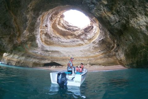 Z Carvoeiro: Jaskinie Benagil i rejs statkiem Praia da Marinha