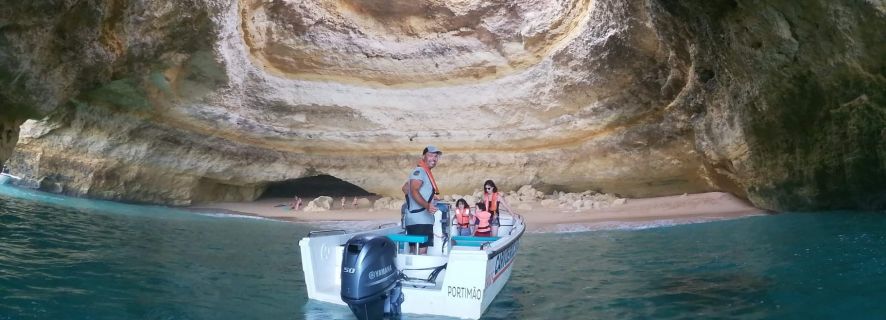 From Carvoeiro: Benagil Caves and Praia da Marinha Boat Trip