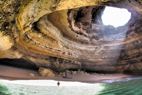 Från Carvoeiro: Benagil Caves och Praia da Marinha båtturPrivata Benagil-grottor och Praia da Marinha-båttur