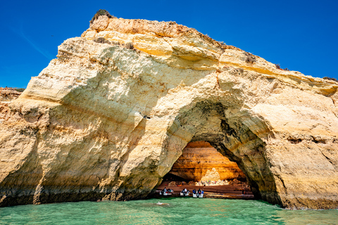 Van Carvoeiro: Benagil-grotten en boottocht Praia da Marinha