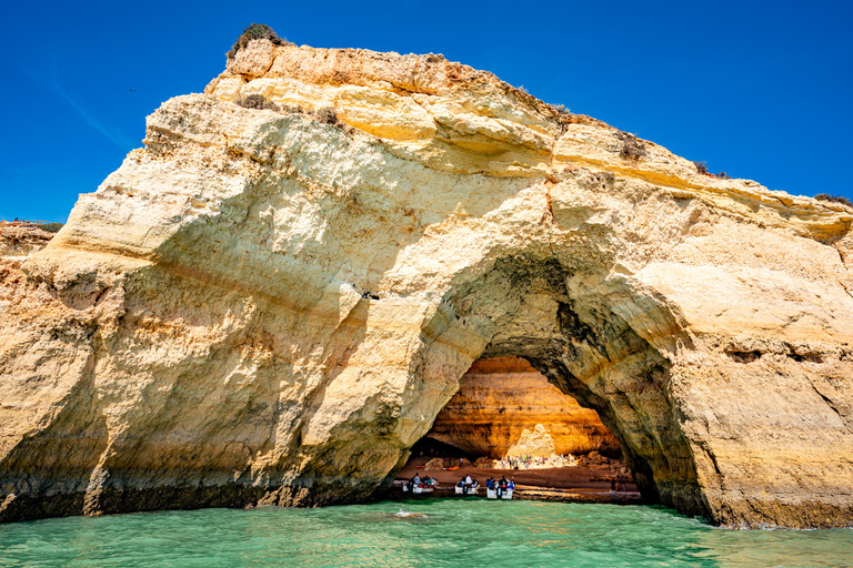 Z Carvoeiro: Jaskinie Benagil i rejs statkiem Praia da Marinha