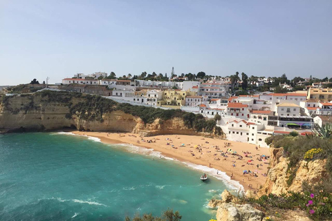 Van Carvoeiro: Benagil-grotten en boottocht Praia da Marinha