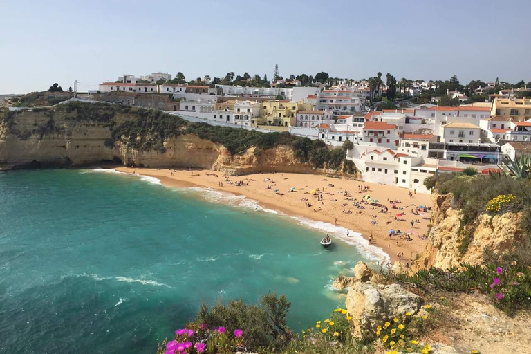 Van Carvoeiro: Benagil-grotten en boottocht Praia da Marinha