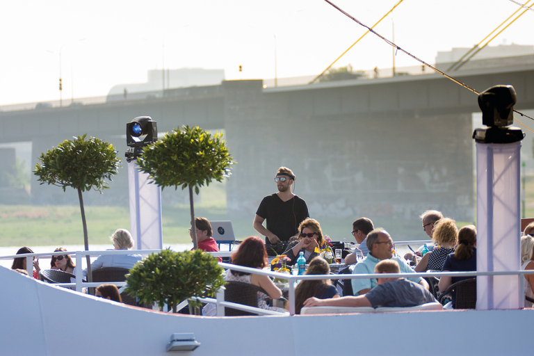 Düsseldorf : croisière de 2 h en soirée sur le Rhin avec DJ