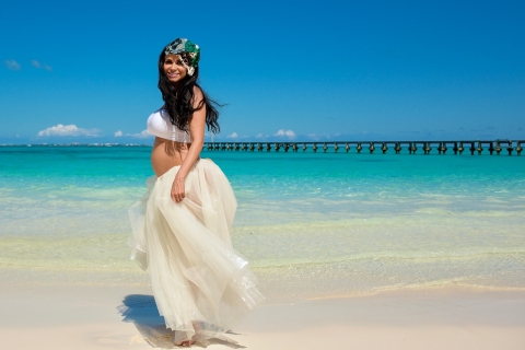 Cancun: Scenic Beach Photoshoot Private Experience Unlimited Photos