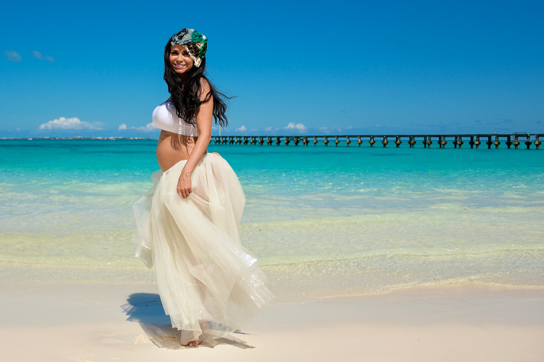 Cancun: esperienza privata di servizio fotografico sulla spiaggia panoramicaFoto illimitate