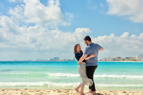 Cancun: expérience privée de séance photo panoramique sur la plage30 Photos