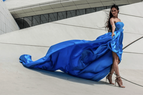 Baku: Heydar Aliyev Center Photoshoot (Flying Dress Option)