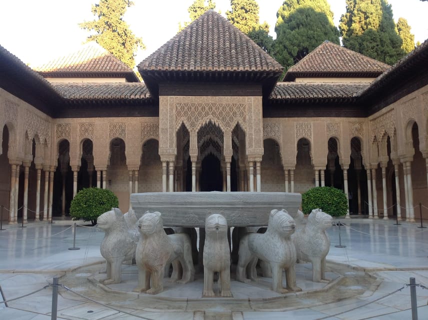 Court of the Lions at the Alhambra in Granada