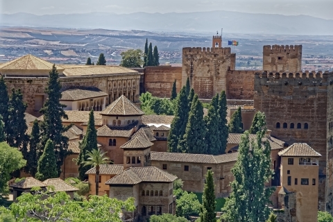 De Malaga: excursion d'une journée à Grenade avec l'Alhambra