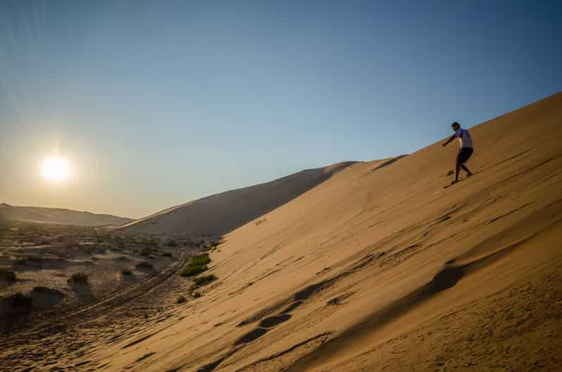 From Taghazout: Tamri Dunes Sandboarding with Sunset Dinner | GetYourGuide