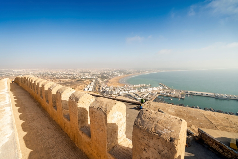 Von Taghazout aus: Geführter Tagesausflug zur Entdeckung der Stadt Agadir