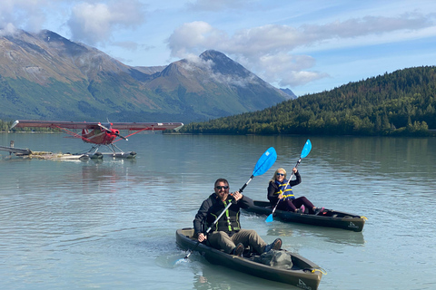 Seward Area Glacial Lake Kayaking Tour 1.5 hr from Anchorage Moose Pass: Kayaking Tour on Glacial Trail Lake