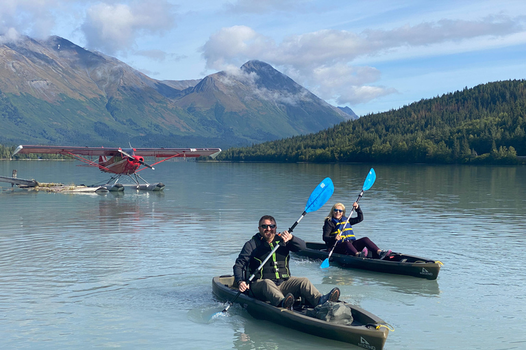 Seward Area Glacial Lake Kayaking Tour 1.5 hr from Anchorage Moose Pass: Kayaking Tour on Glacial Trail Lake