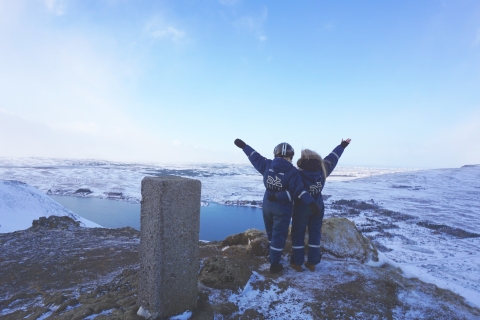 Reykjavik: Halbtägige Quad-Tour zu den GipfelnTour mit 2 Personen pro Quad