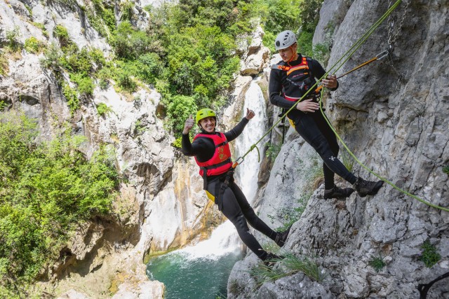 Visit From Split Extreme Canyoning on Cetina River in Makarska