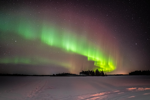 Rovaniemi : Barbecue lapon dans le ciel nocturne