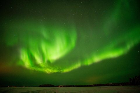 Rovaniemi : Barbecue lapon dans le ciel nocturne