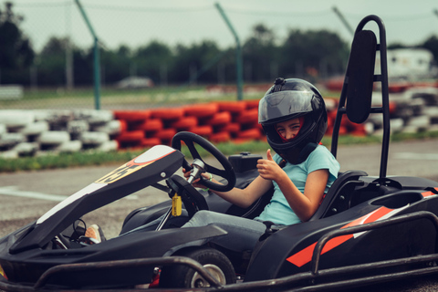 Da Taghazout: esperienza di kart di Agadir con trasferimento