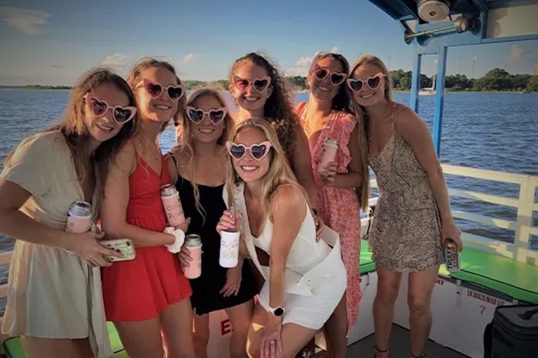 Charleston: Party Boat Cruise on the Ashley River Private Boat Tour