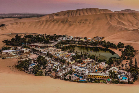 From Lima: 1-day guided tour of Paracas and Huacachina OasisTour Option 1